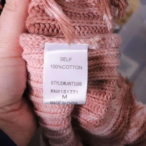 Lane 201 | Boutique Distressed Tie Dye Cropped Sweater Medium - Picture 7 of 8